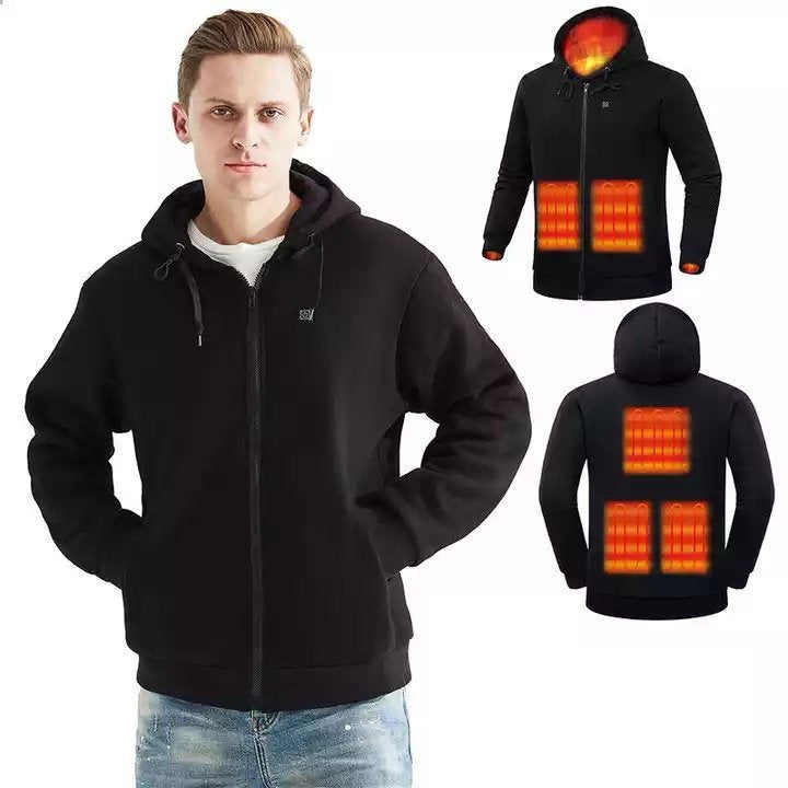 SmartZip-Hoodie™ - Beheizbare Strickjacke Unisex